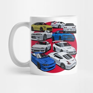 JDM cars Mix Mug